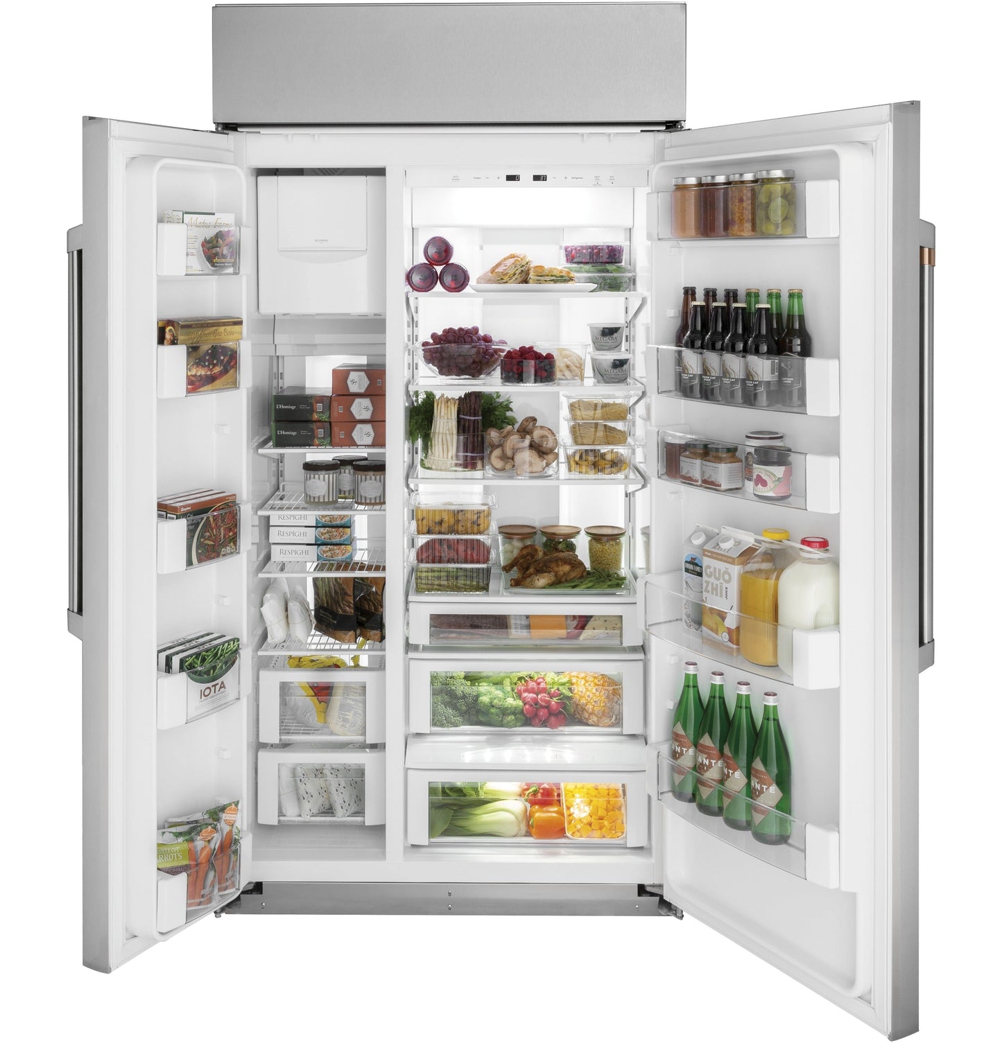 Café 48" Built-In Side-by-Side Refrigerator Stainless Steel - CSB48WP2NS1