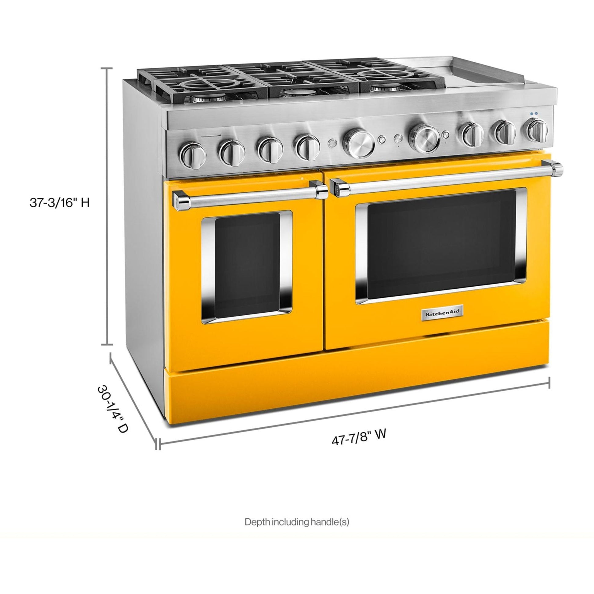 KitchenAid Dual Fuel Range (KFDC558JYP) - Yellow Pepper