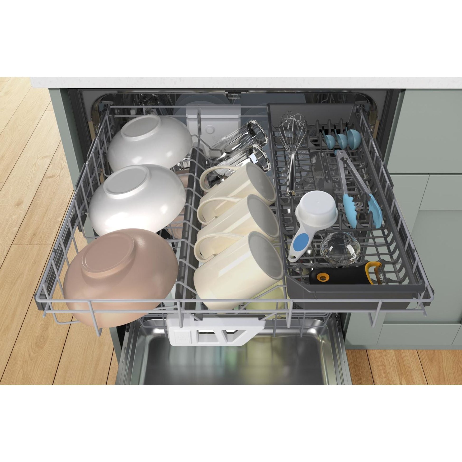 Whirlpool Dishwasher (WDT970SAKV) - BLACK STAINLESS