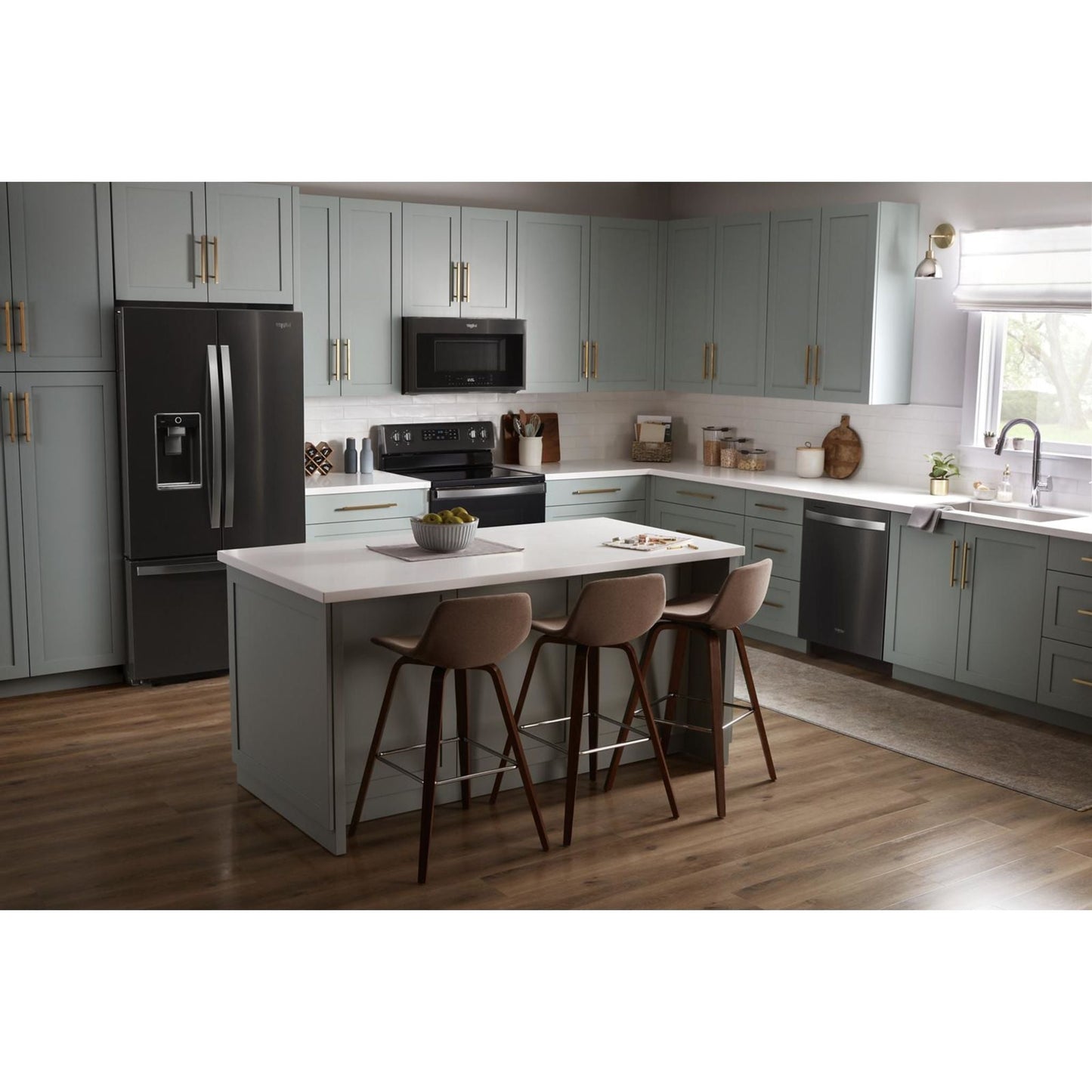 Whirlpool Dishwasher (WDT970SAKV) - BLACK STAINLESS