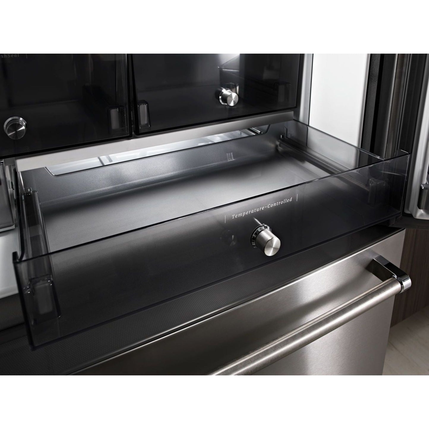 KitchenAid French Door Fridge (KRFC704FBS) - Black Stainless