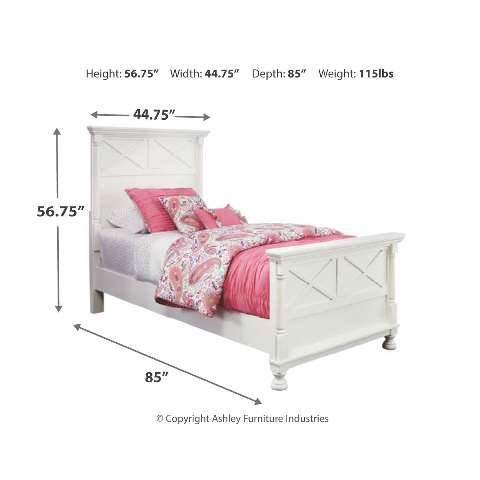 Kaslyn Panel Bed