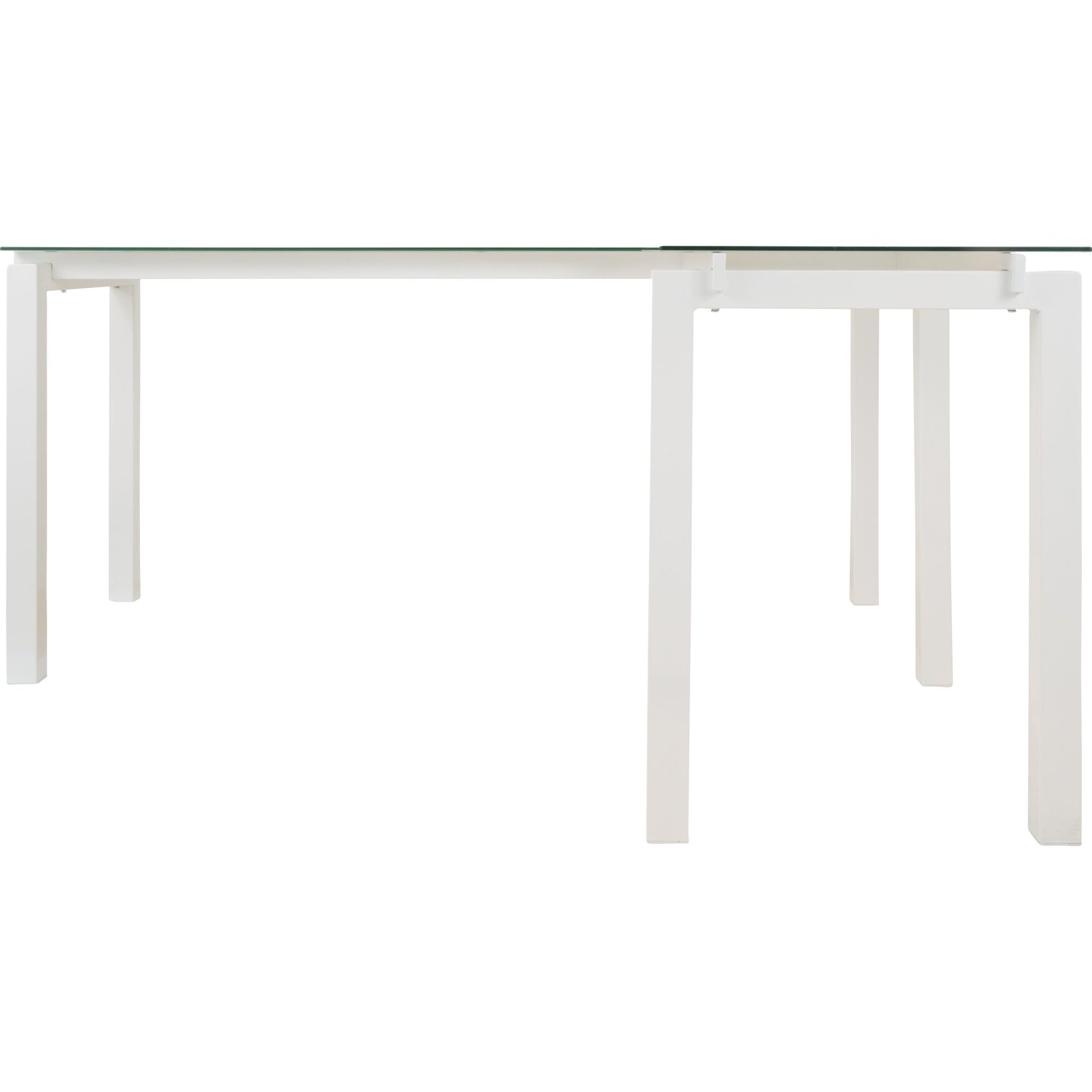 Baraga Large Leg Desk - White