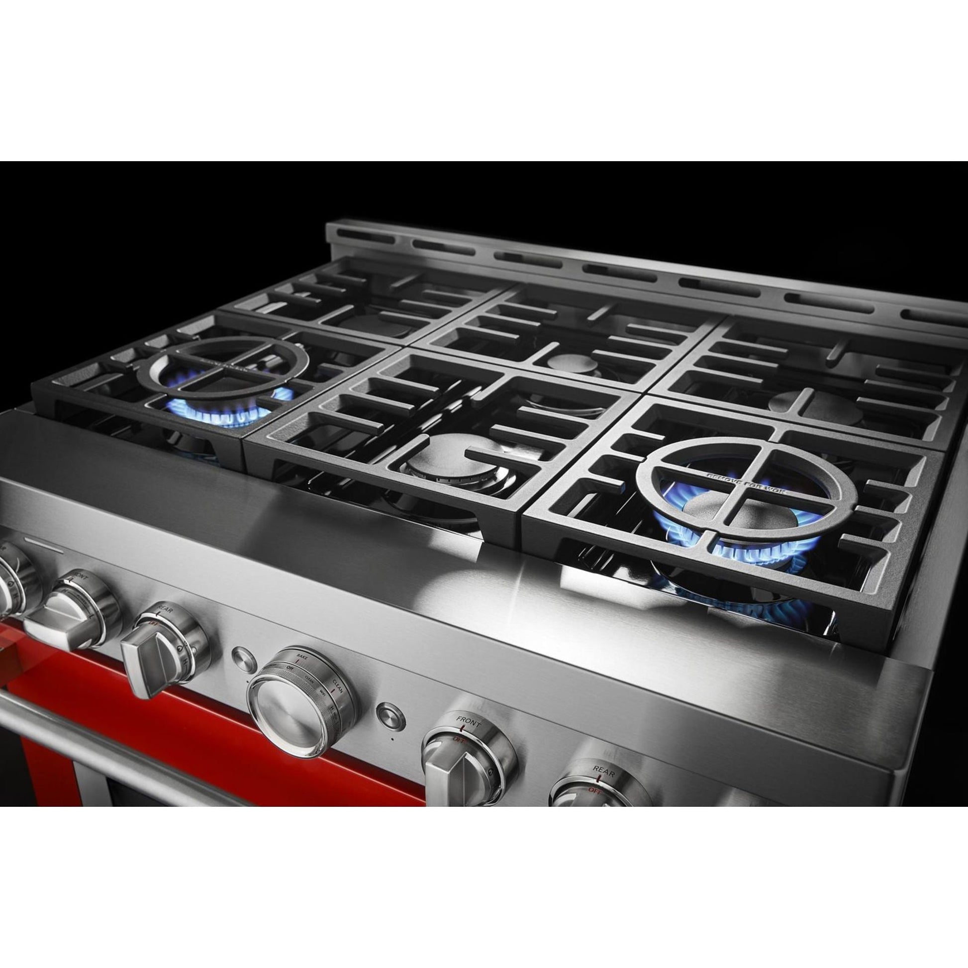 KitchenAid Gas Range (KFGC506JSC) - Scorched Orange