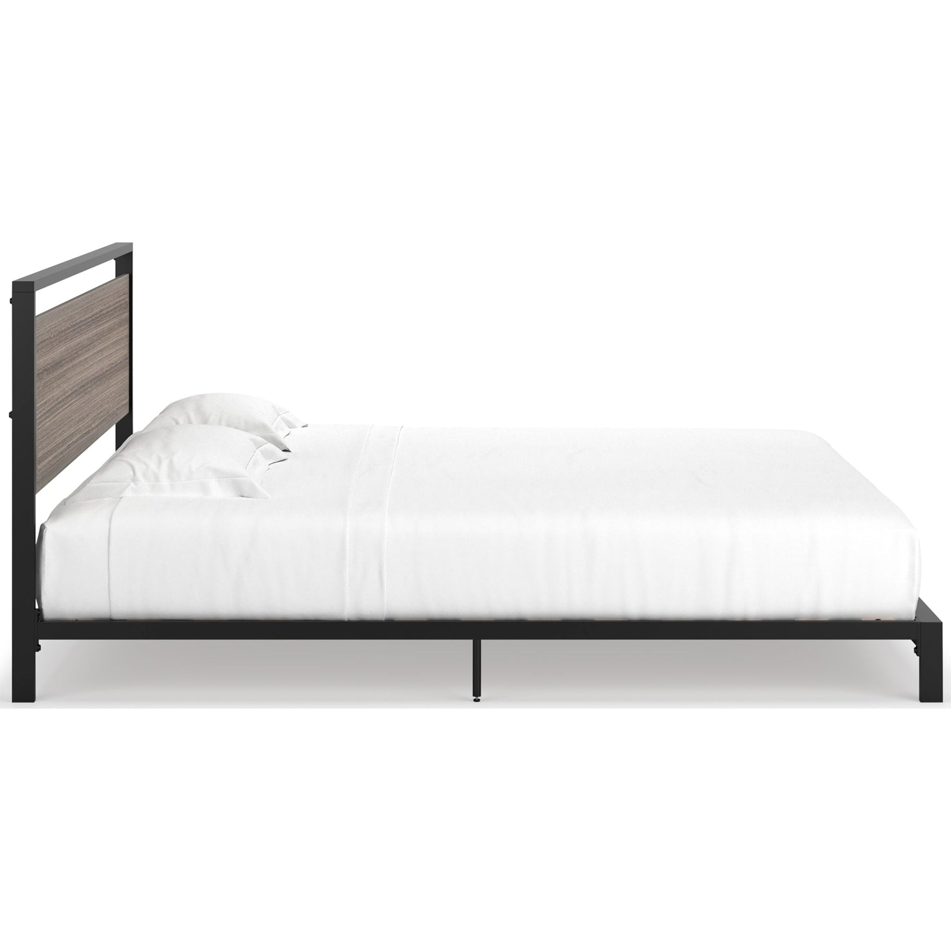Dontally King Bed - Gray/Black
