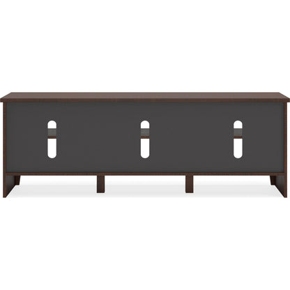 Camiburg Extra Large TV Stand - Warm Brown