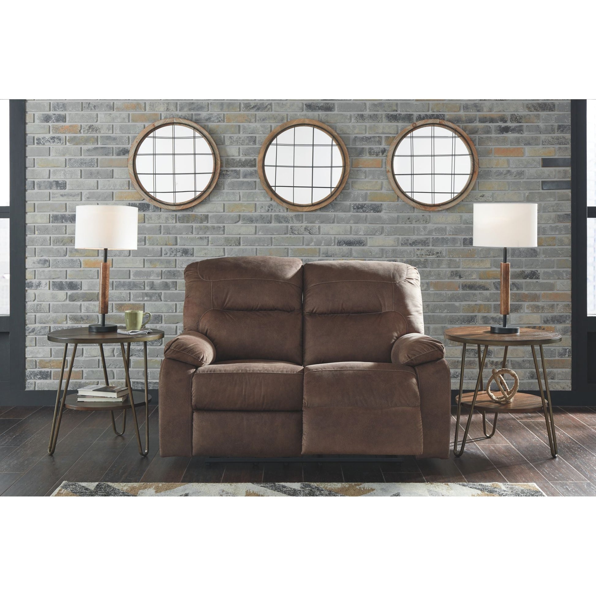 Bolzano Reclining Loveseat - Coffee