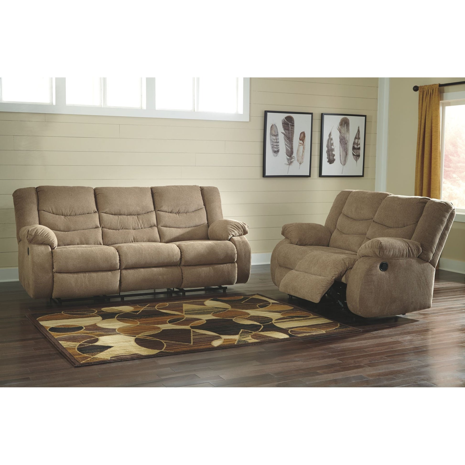 Tulen Reclining Sofa - Grey