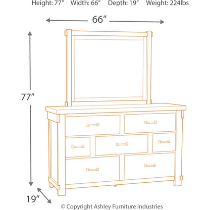 Brashland 5 Piece Bedroom Package - White
