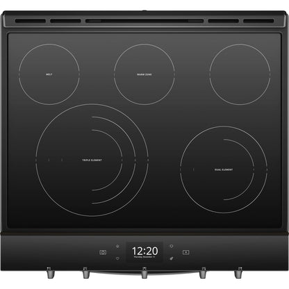 Whirlpool Front Control Range (YWEE750H0HV) - Black Stainless