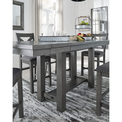 Myshanna Counter Table - Two-tone Gray - (D629-32)