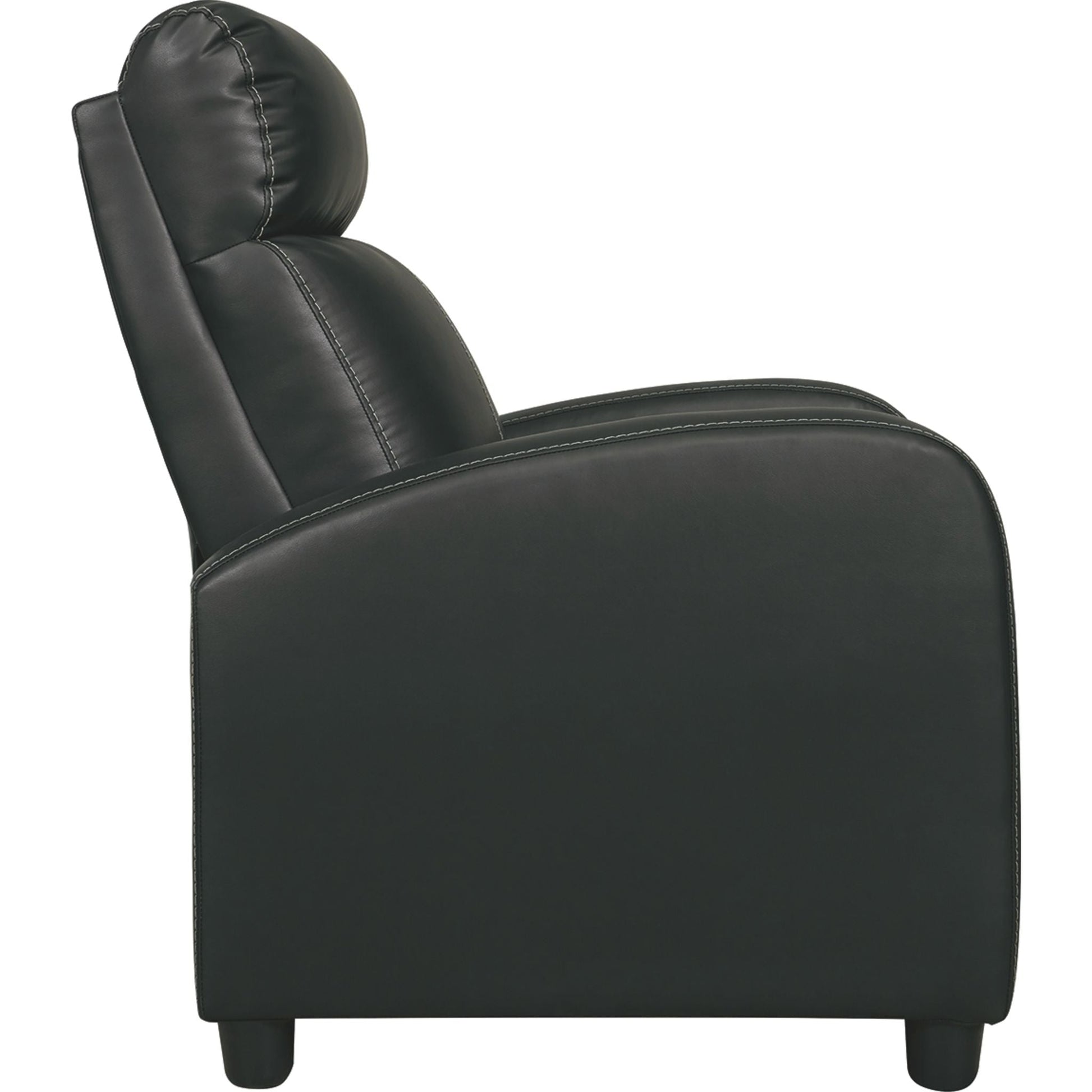 Declo Low Leg Recliner - Black/Gray