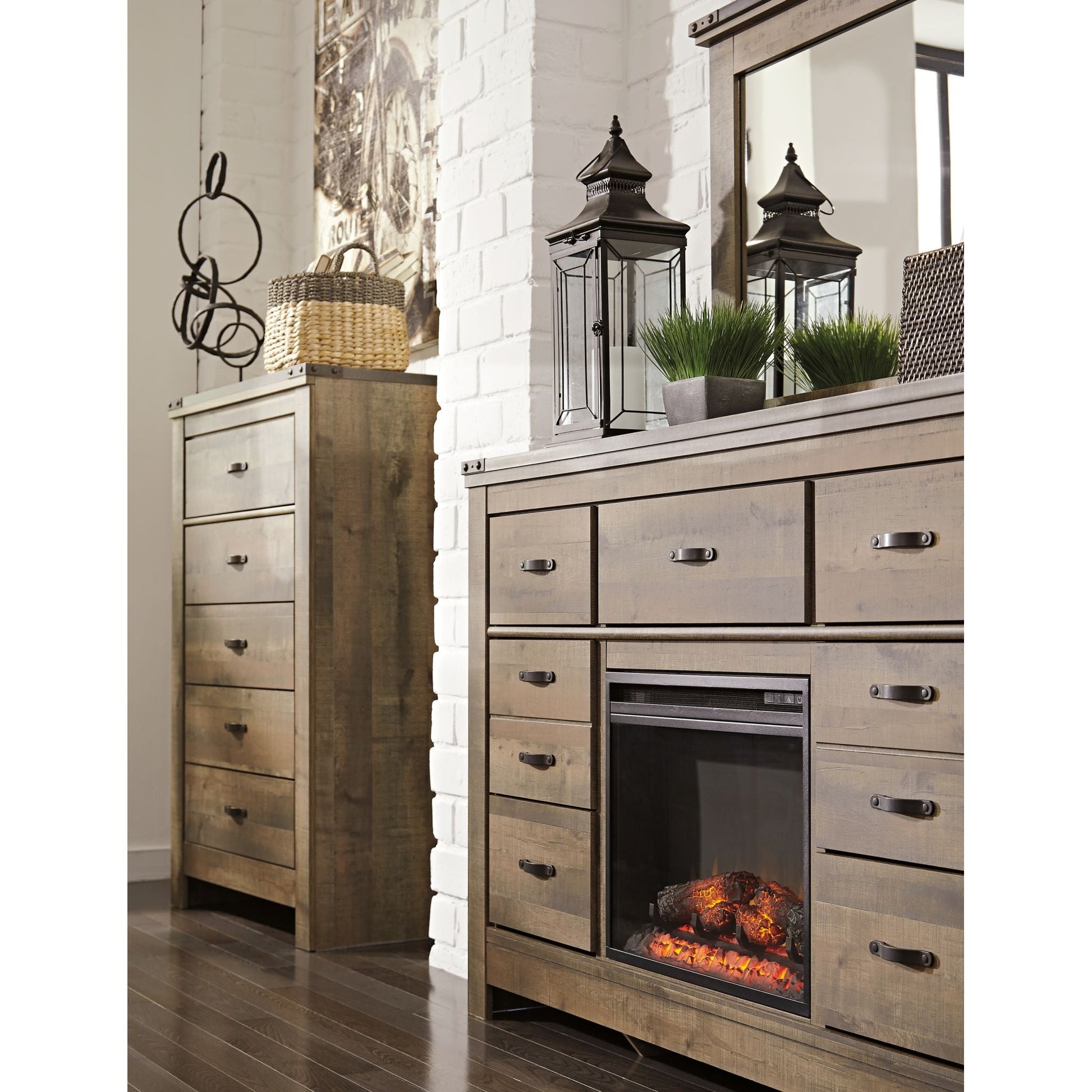 Trinell Dresser - Brown