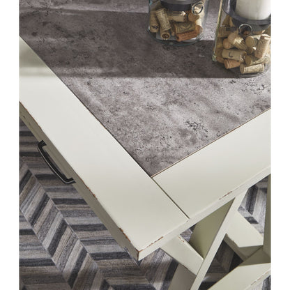 Jonileene Desk - White/Gray