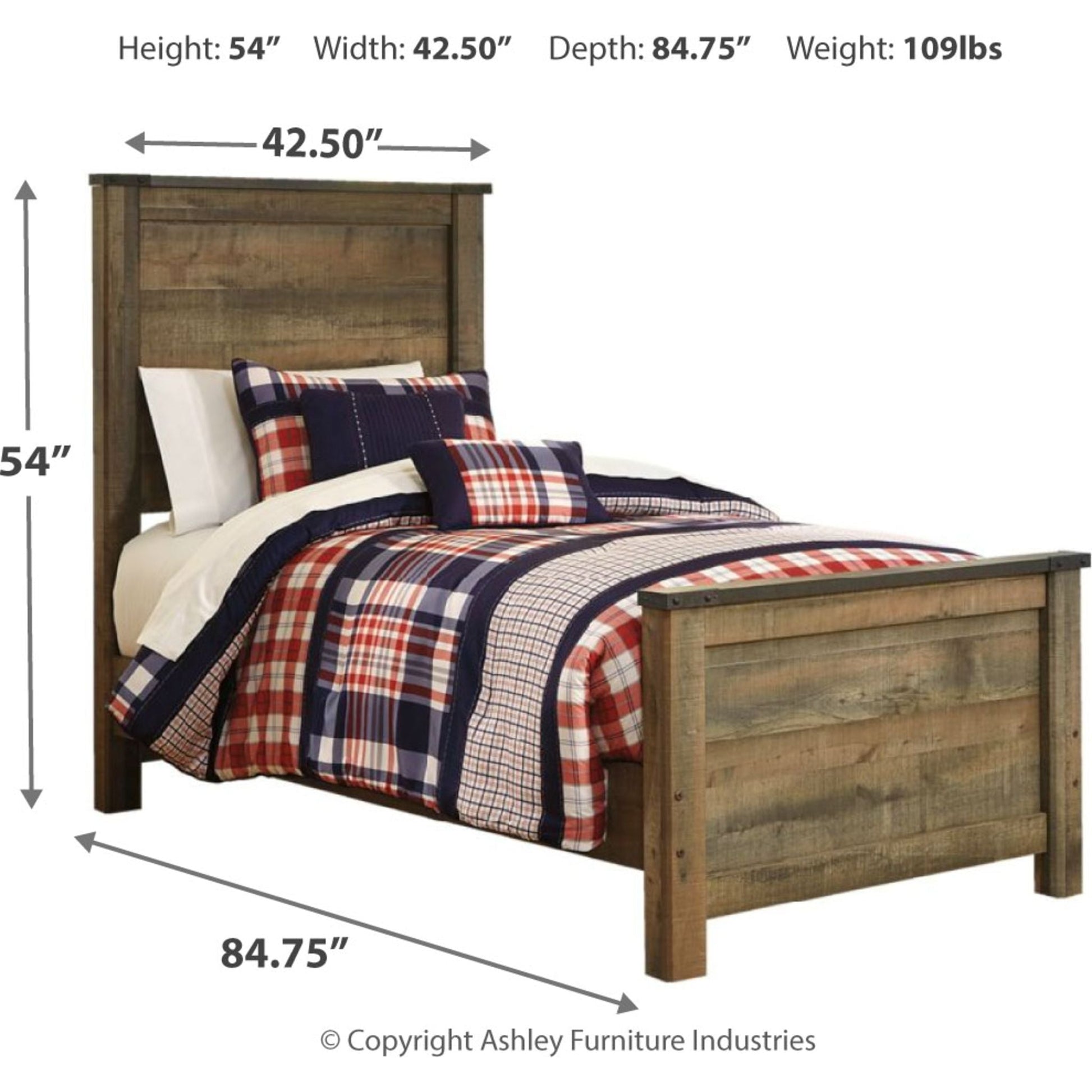 Trinell 5 Piece Bedroom - Brown