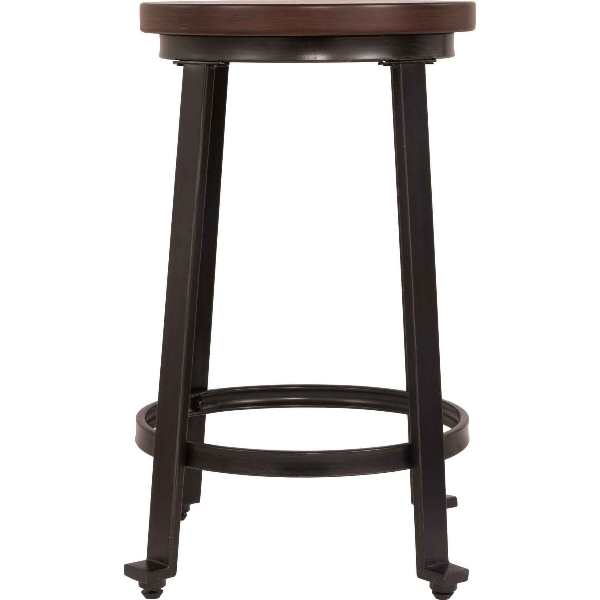 Challiman Bar Stool - Rustic Brown - (D307-124)