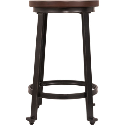 Challiman Bar Stool - Rustic Brown - (D307-124)