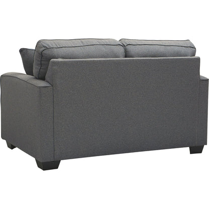 Kiessel Loveseat - Steel
