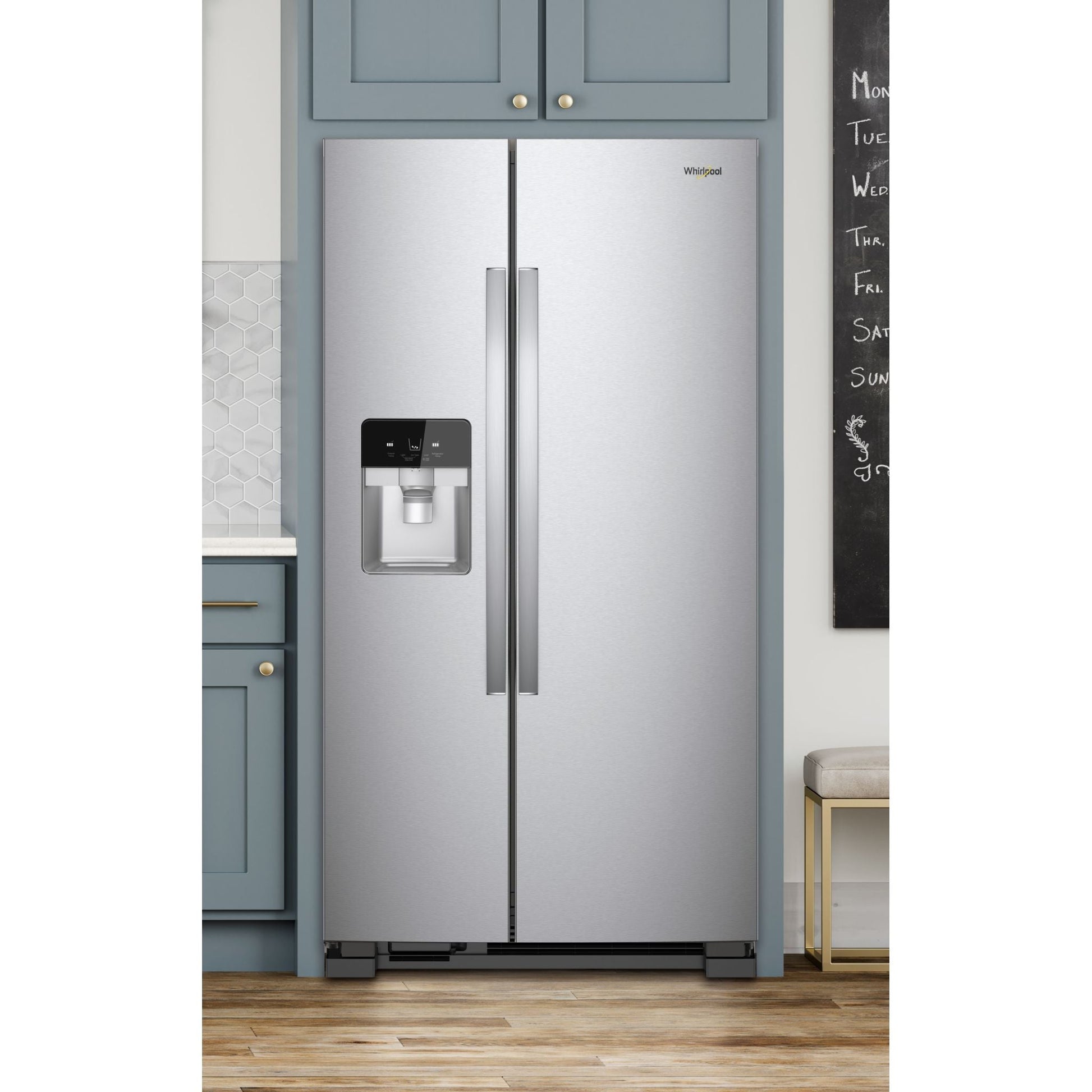 Whirlpool Side x Side Fridge (WRS321SDHZ) - Stainless Steel
