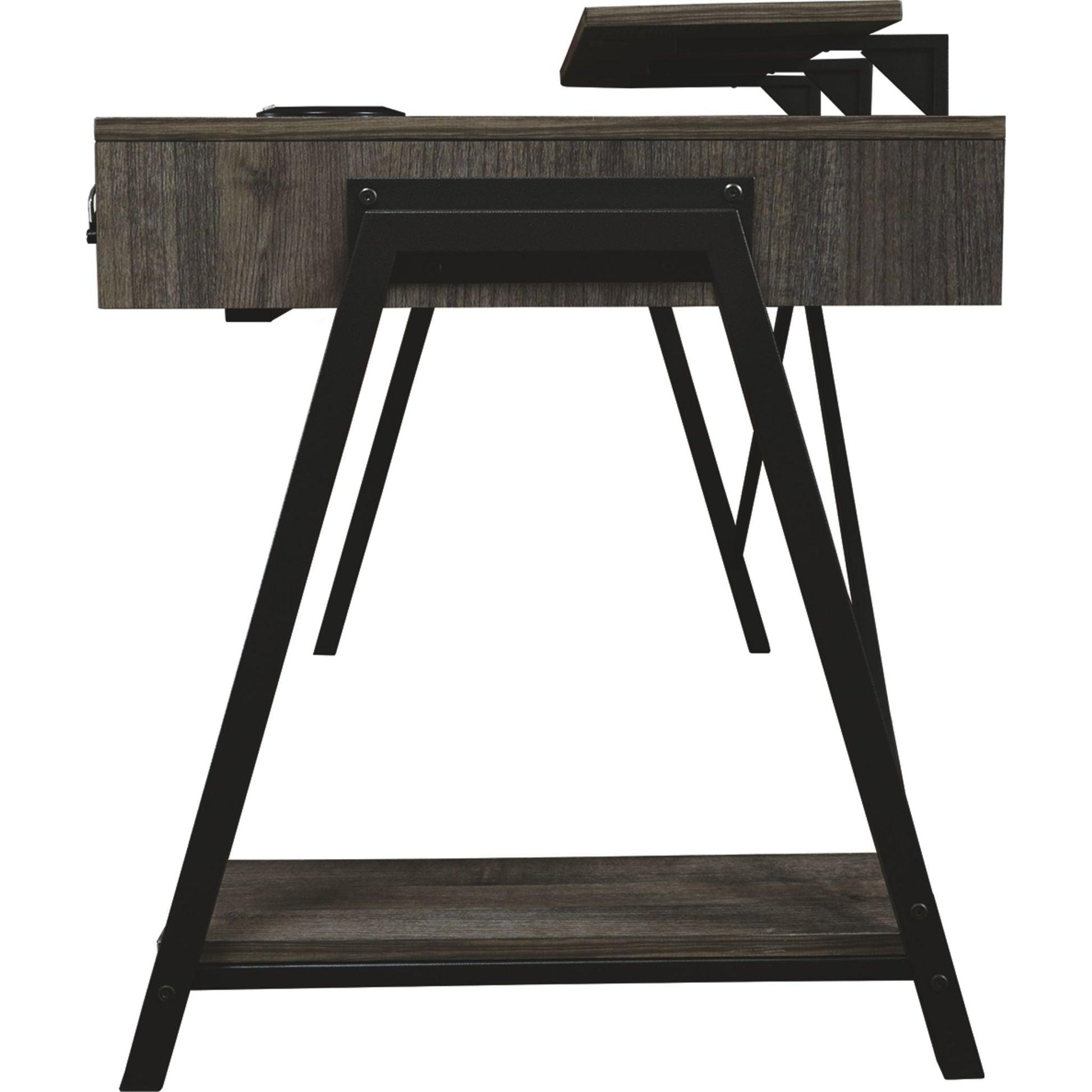 Barolli Gaming Desk - Gunmetal