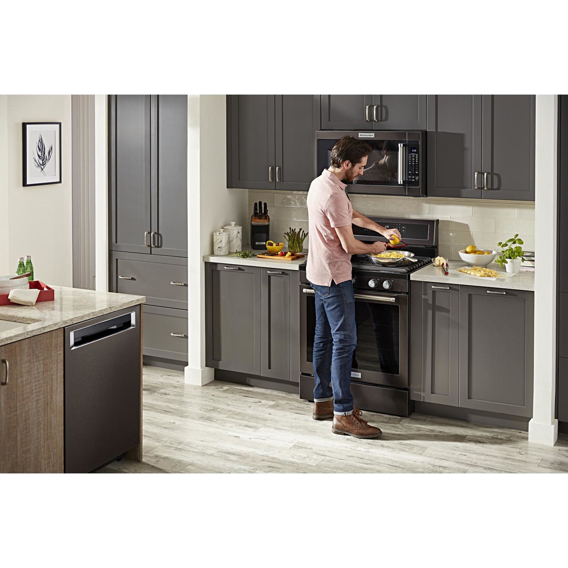 KitchenAid Gas Range (KFGG500EBS) - Black Stainless Steel