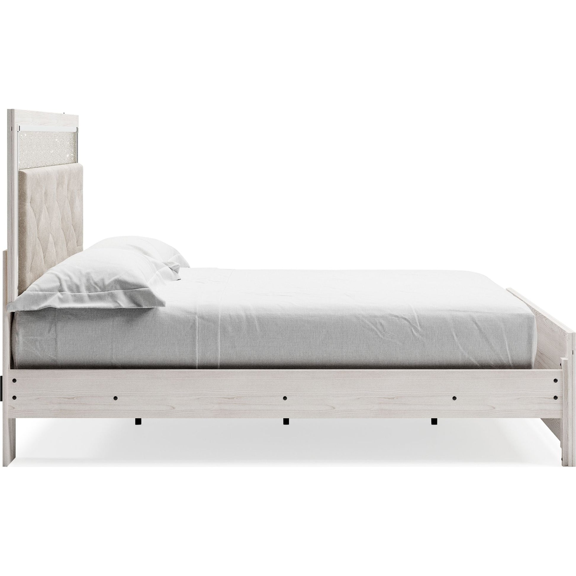 Altyra 3 Piece Panel Bed - White