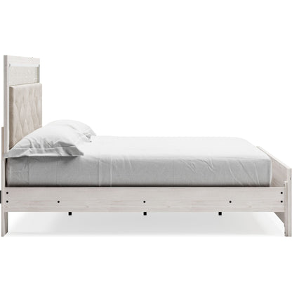 Altyra 3 Piece Panel Bed - White