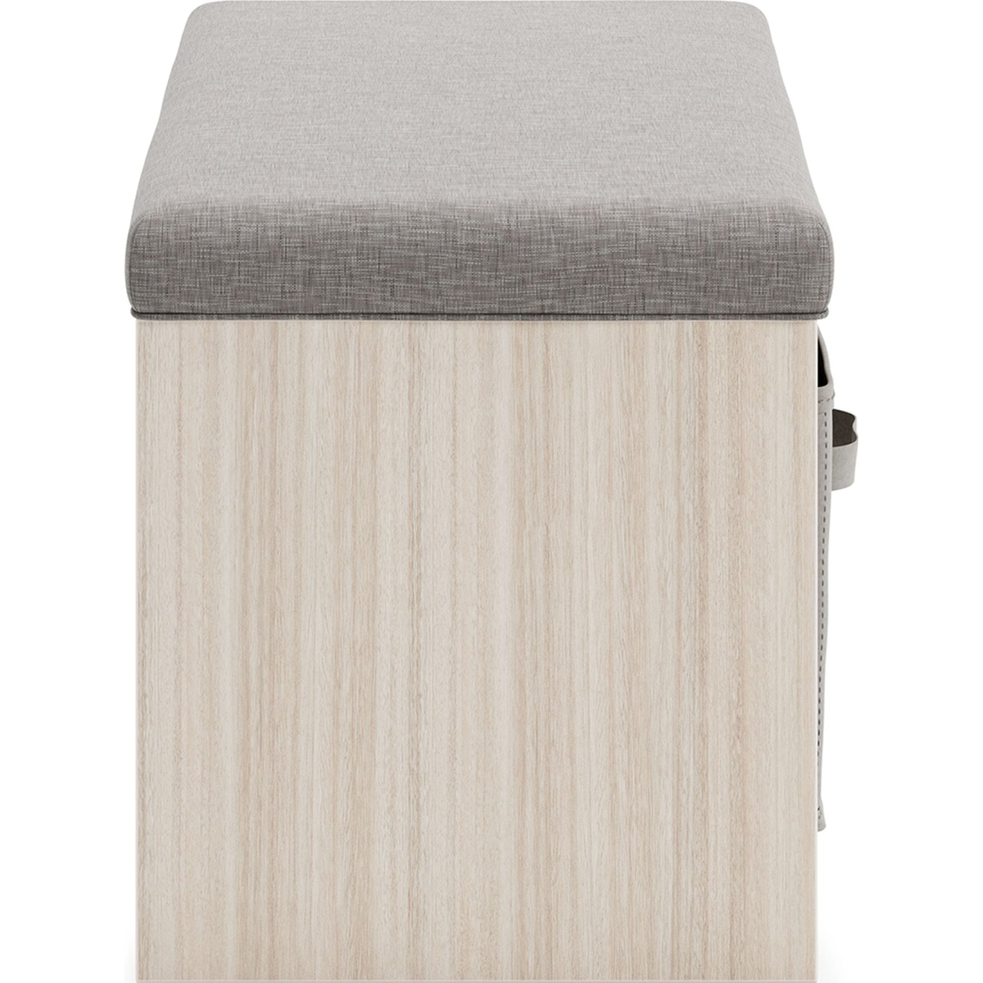 Blariden Storage Bench - Gray/Natural