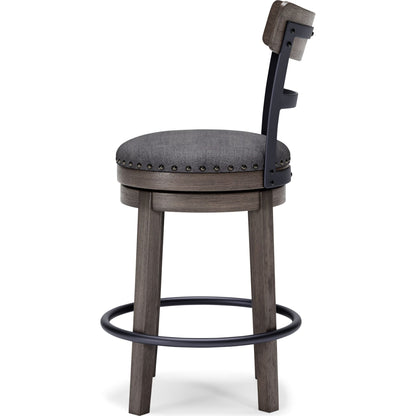 Caitbrook Bar Stool - Gray - (D388-224)