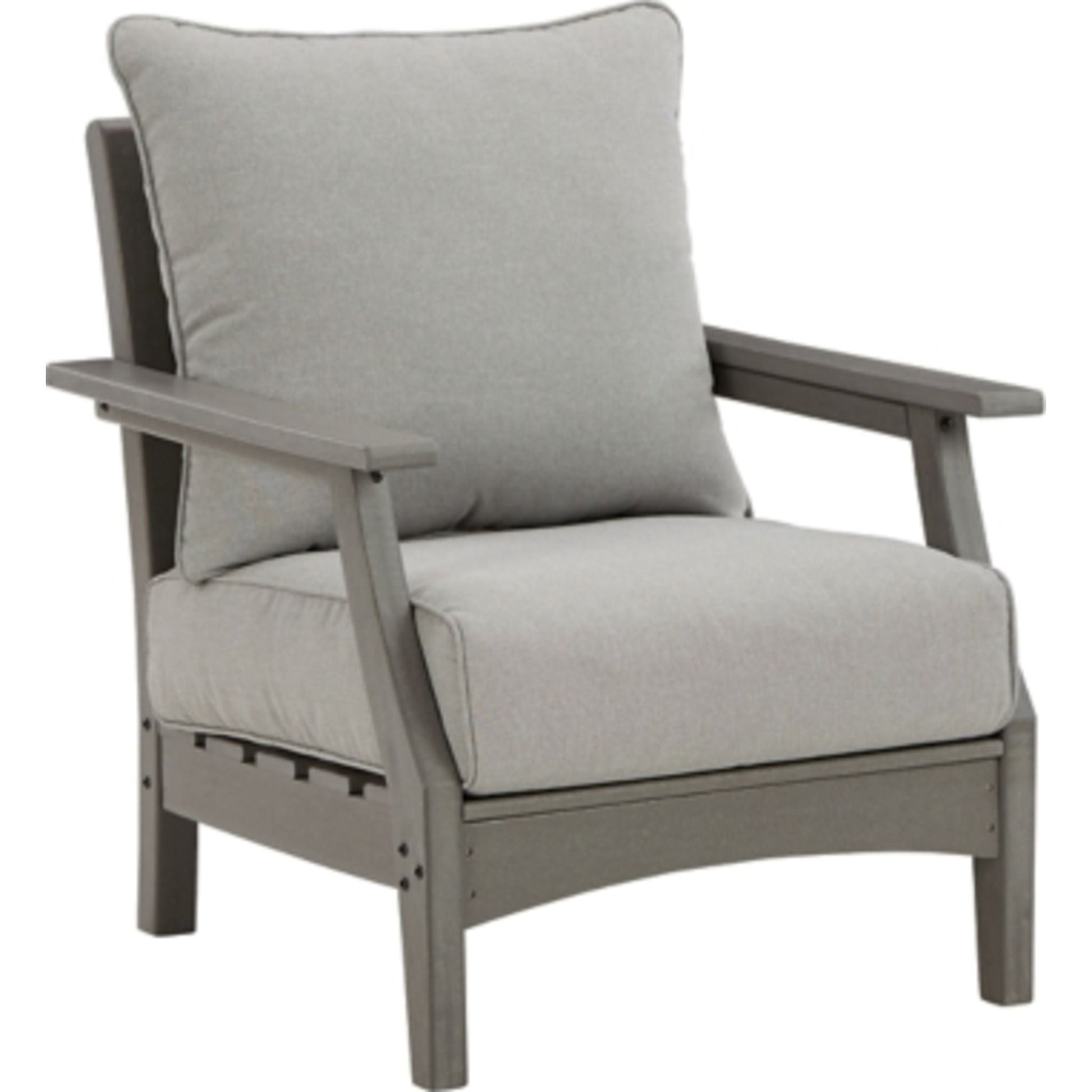 Outdoor Visola Lounge Chair-Set of 2 Gray