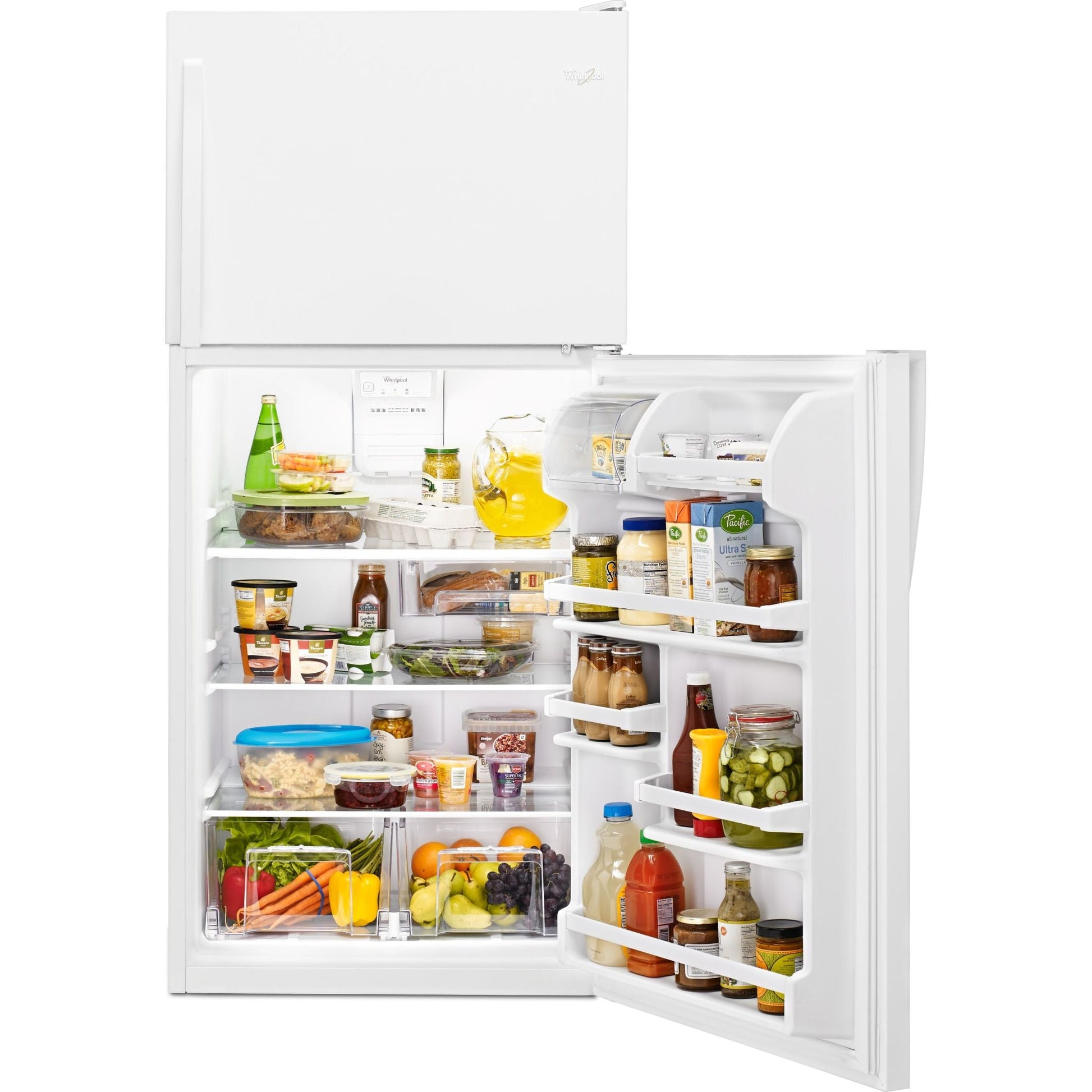 Whirlpool Top Mount Fridge (WRT318FZDW) - White