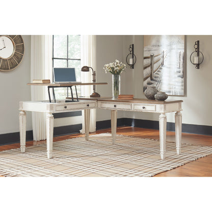 Realyn 2 Piece Home Office Package - White