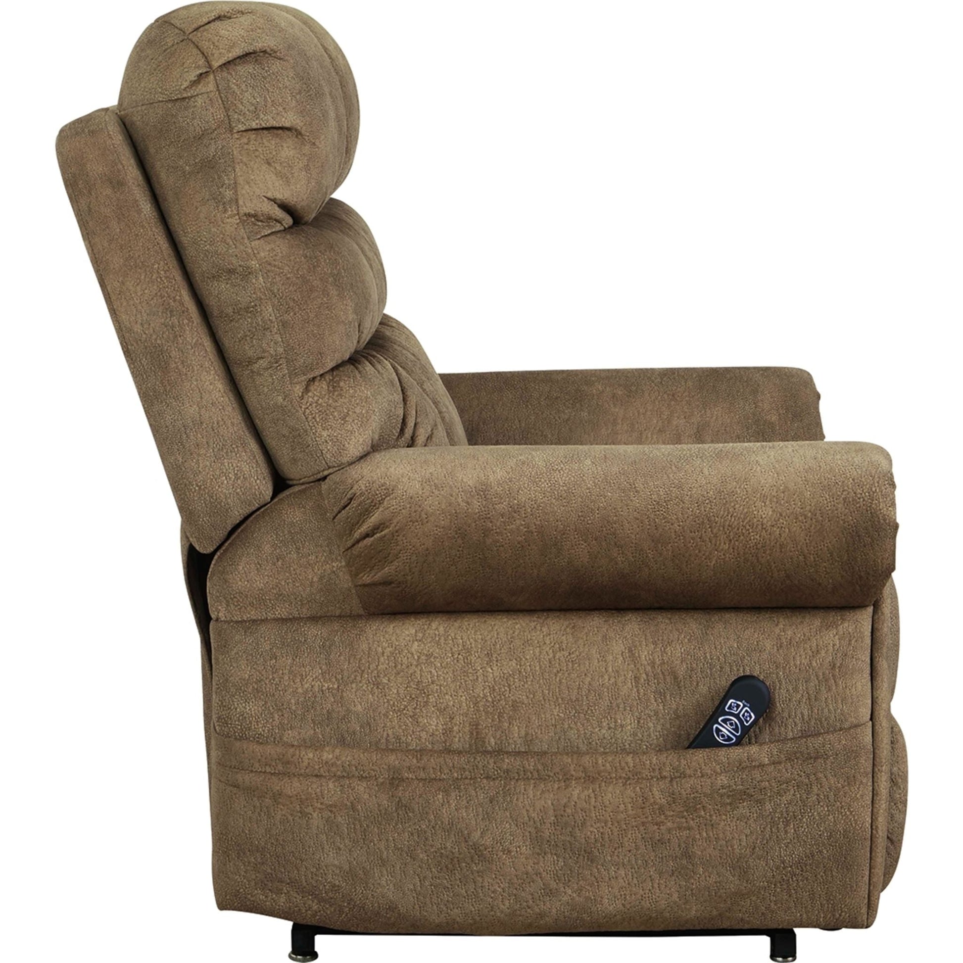 Mopton Power Lift Recliner - Saddle