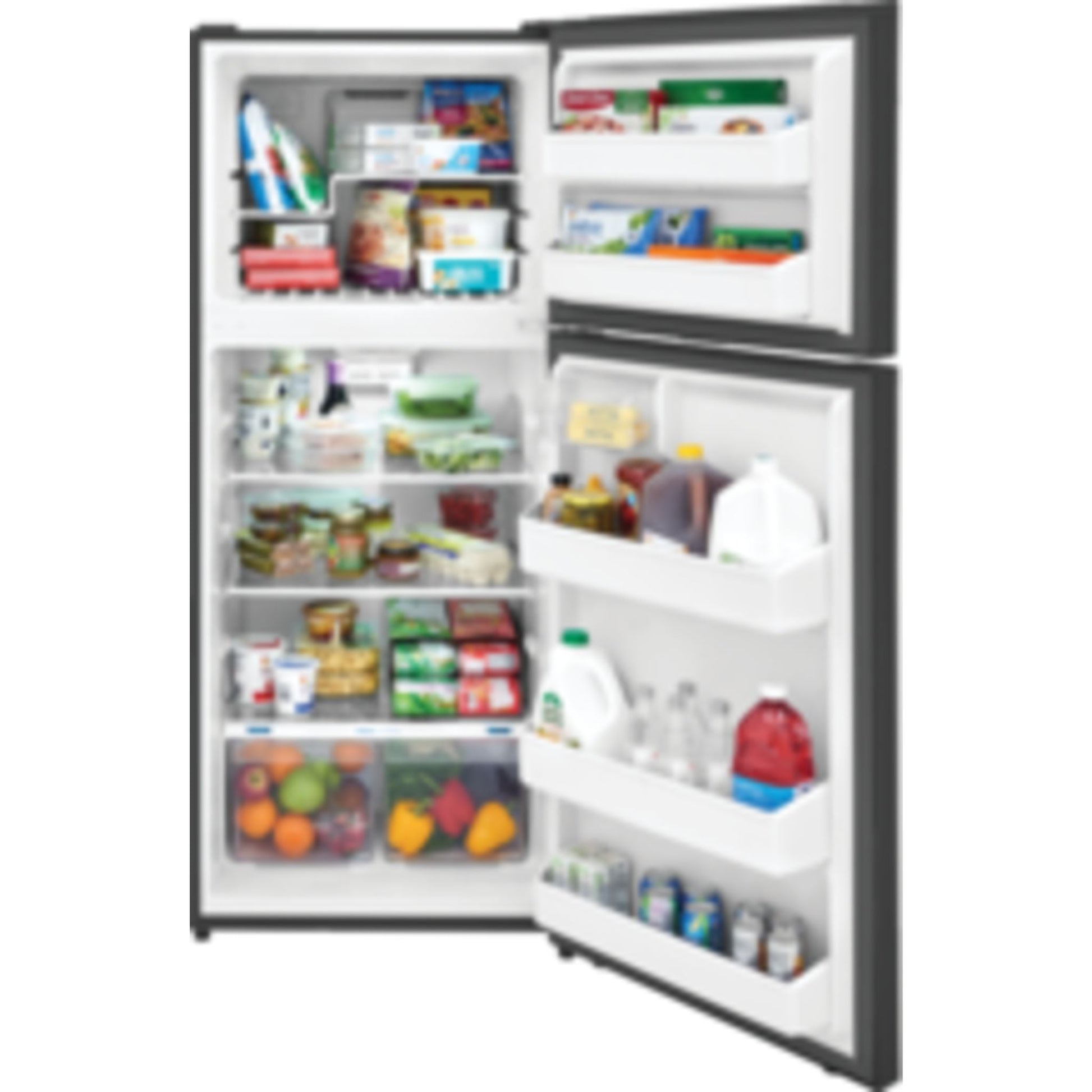 Frigidaire Top Mount Fridge (FFHT1822UV) - Brushed Steel