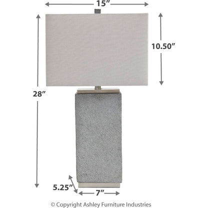 Amergin Table Lamp Pair - Gray 28.00"