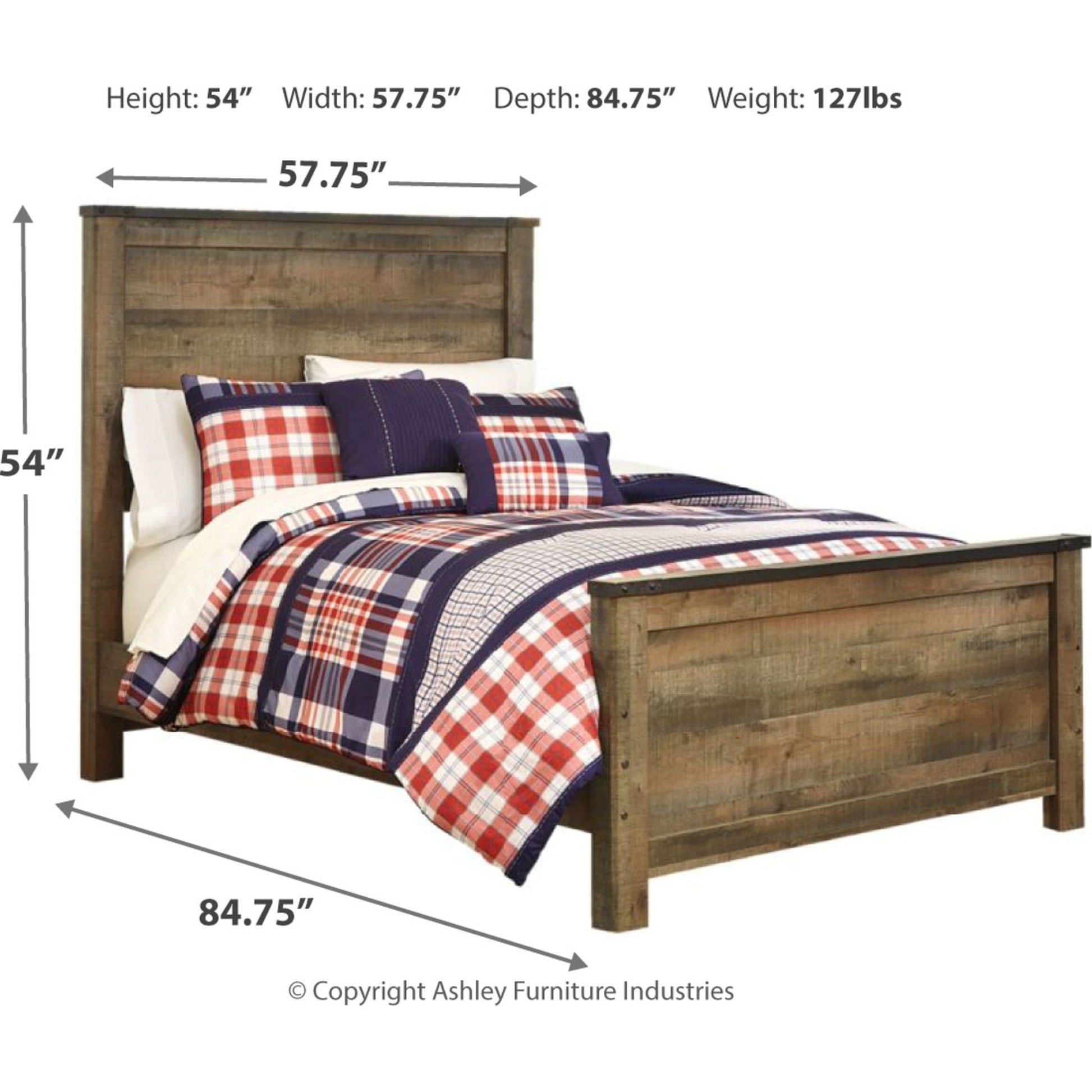 Trinell 5 Piece Bedroom - Brown