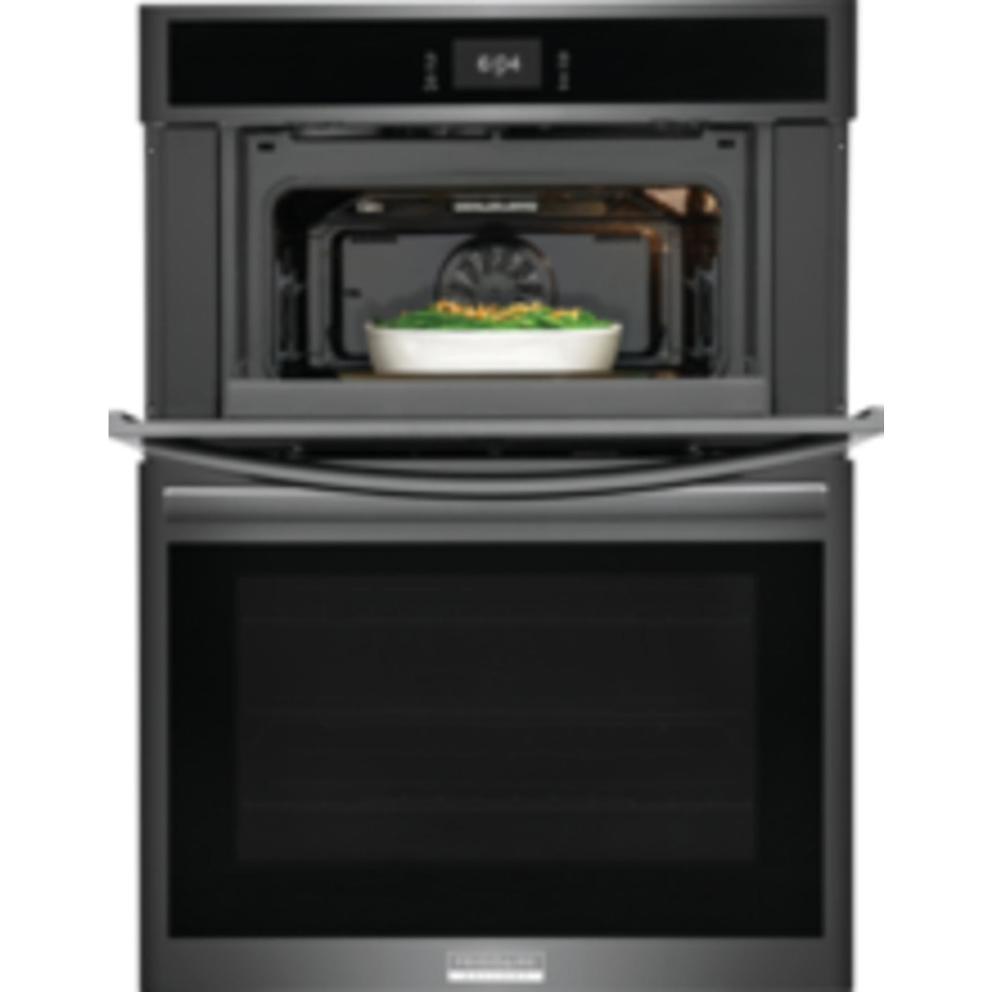 Frigidaire Gallery 30" Microwave/Wall Oven (GCWM3067AD) - Black Stainless, SmudgeProof