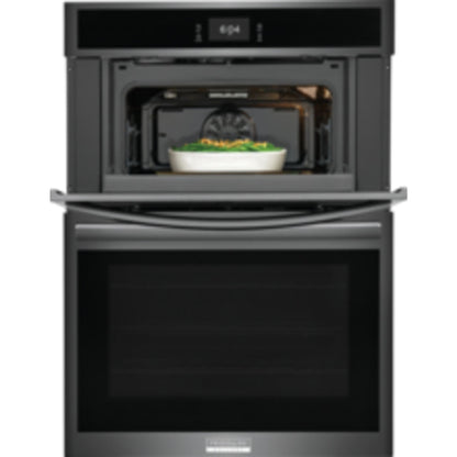 Frigidaire Gallery 30" Microwave/Wall Oven (GCWM3067AD) - Black Stainless, SmudgeProof