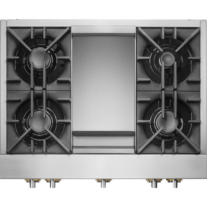 JennAir 36" Gas Cooktop (JGCP536HL) - Stainless Steel