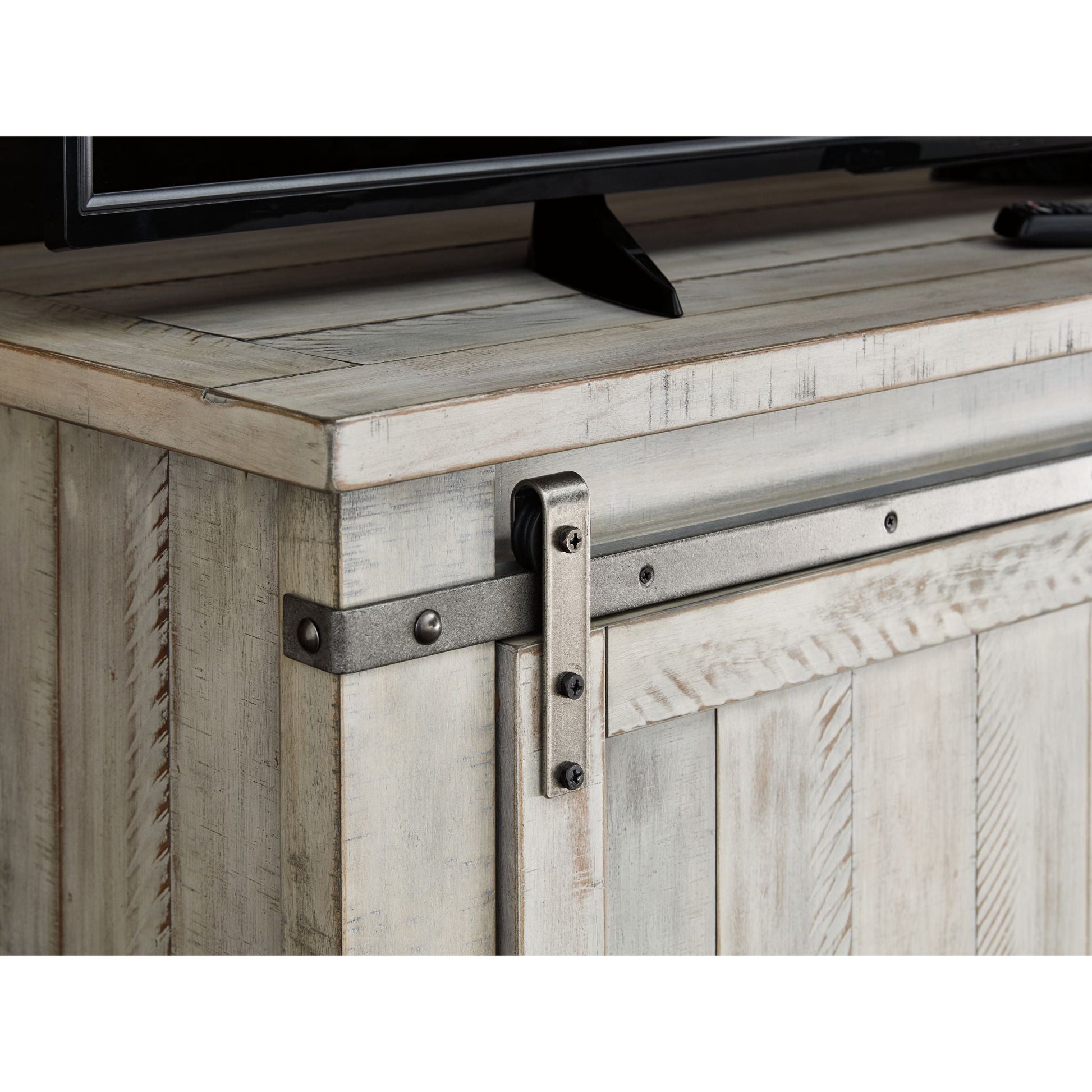 Carynhurst Extra Large TV Stand - Whitewash