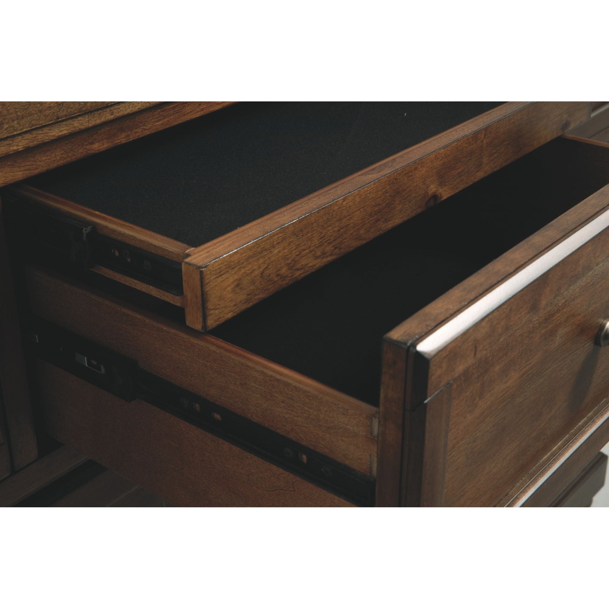 Baymore 5 Piece Bedroom Package - Medium Brown