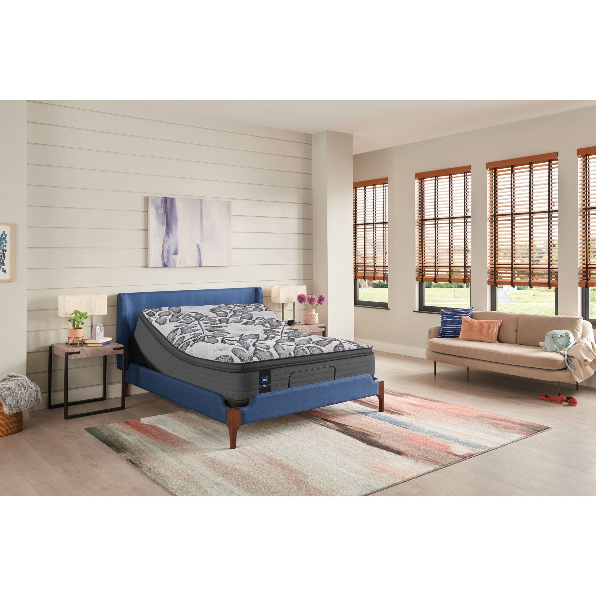 Sealy Rossii Euro Pillow Top Plush Full Mattress