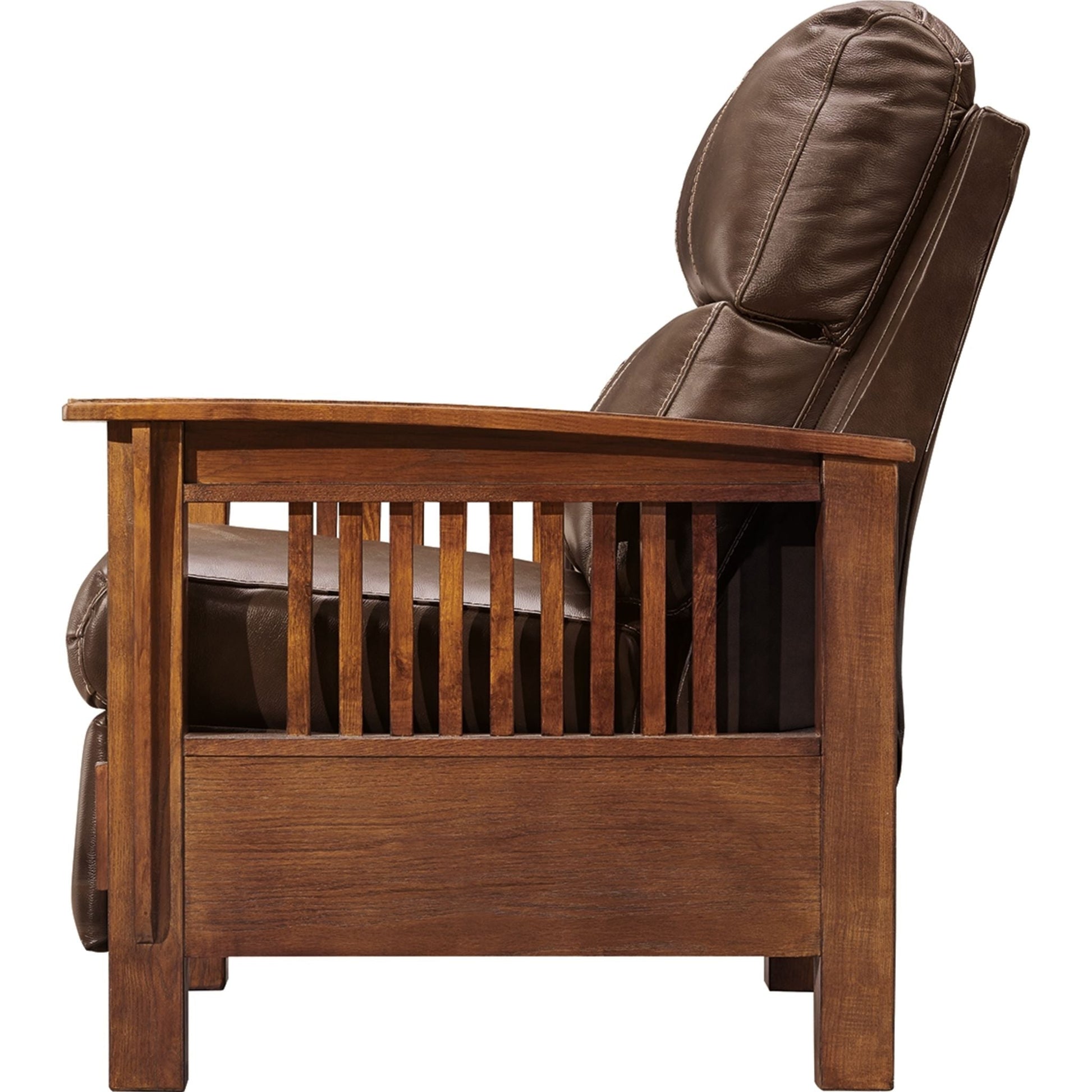 Cowlitz High Leg Recliner - Chocolate