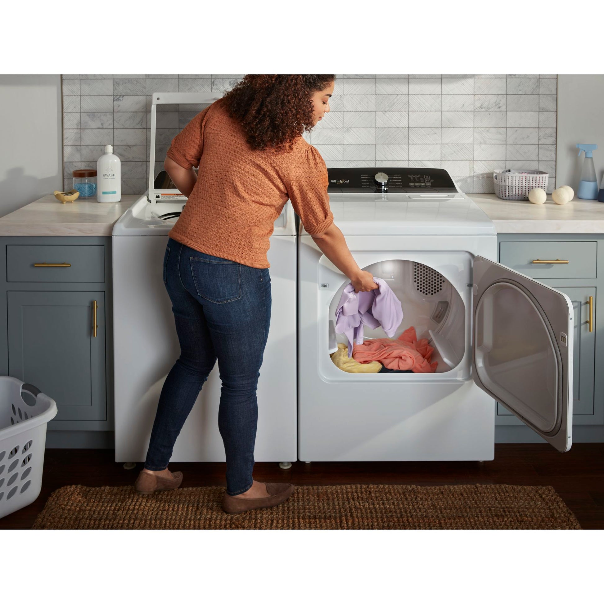 Whirlpool Top Load Pair (1554146K) - White
