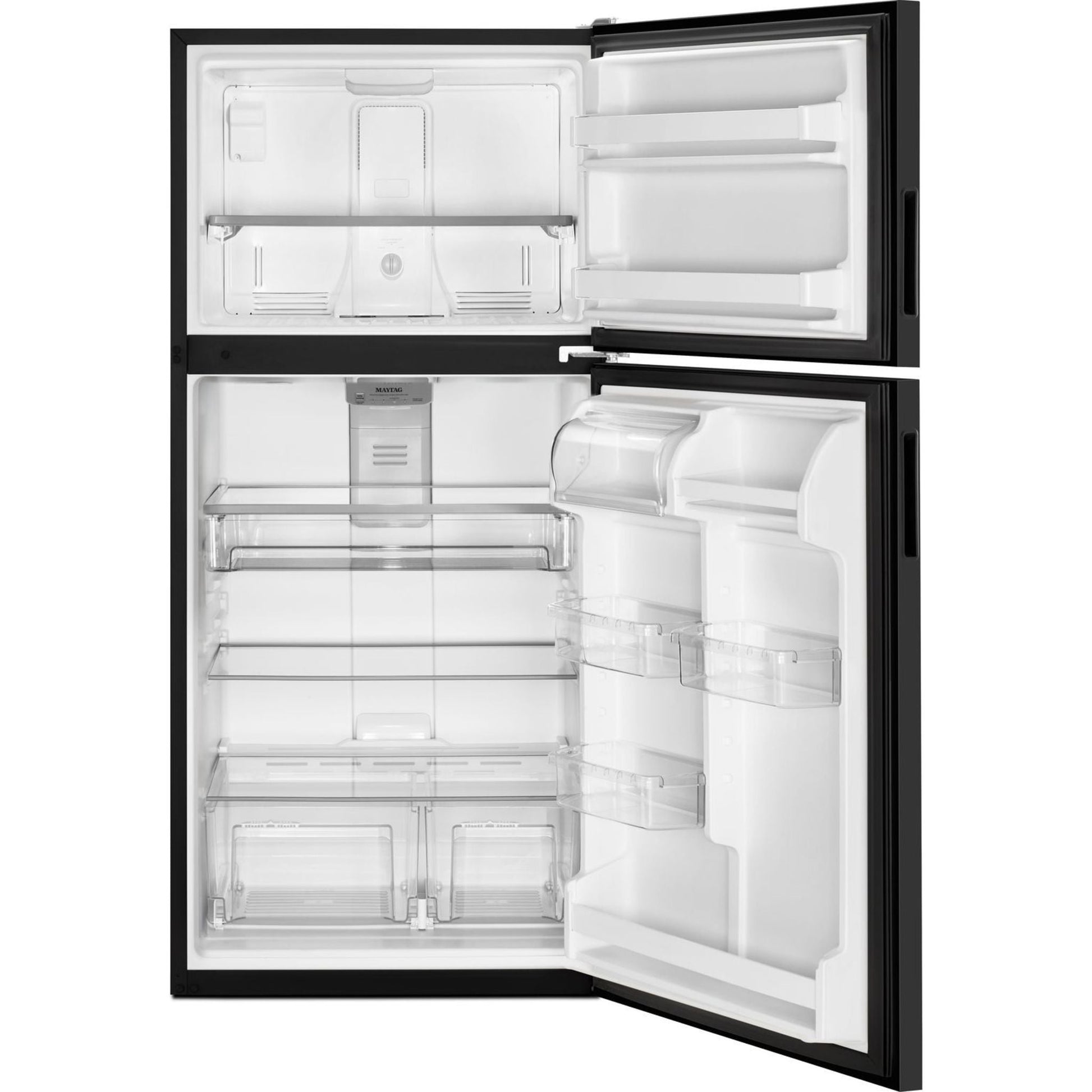 Maytag Top Mount Fridge (MRT311FFFE) - Black