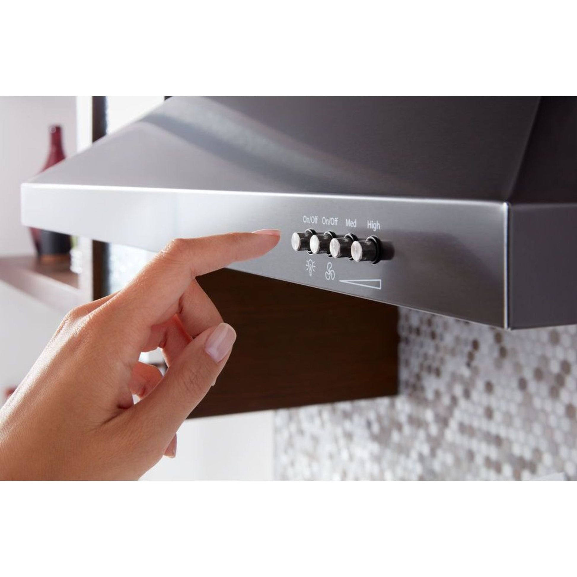 Whirlpool Range Hood (WVW53UC0HV) - Black Stainless
