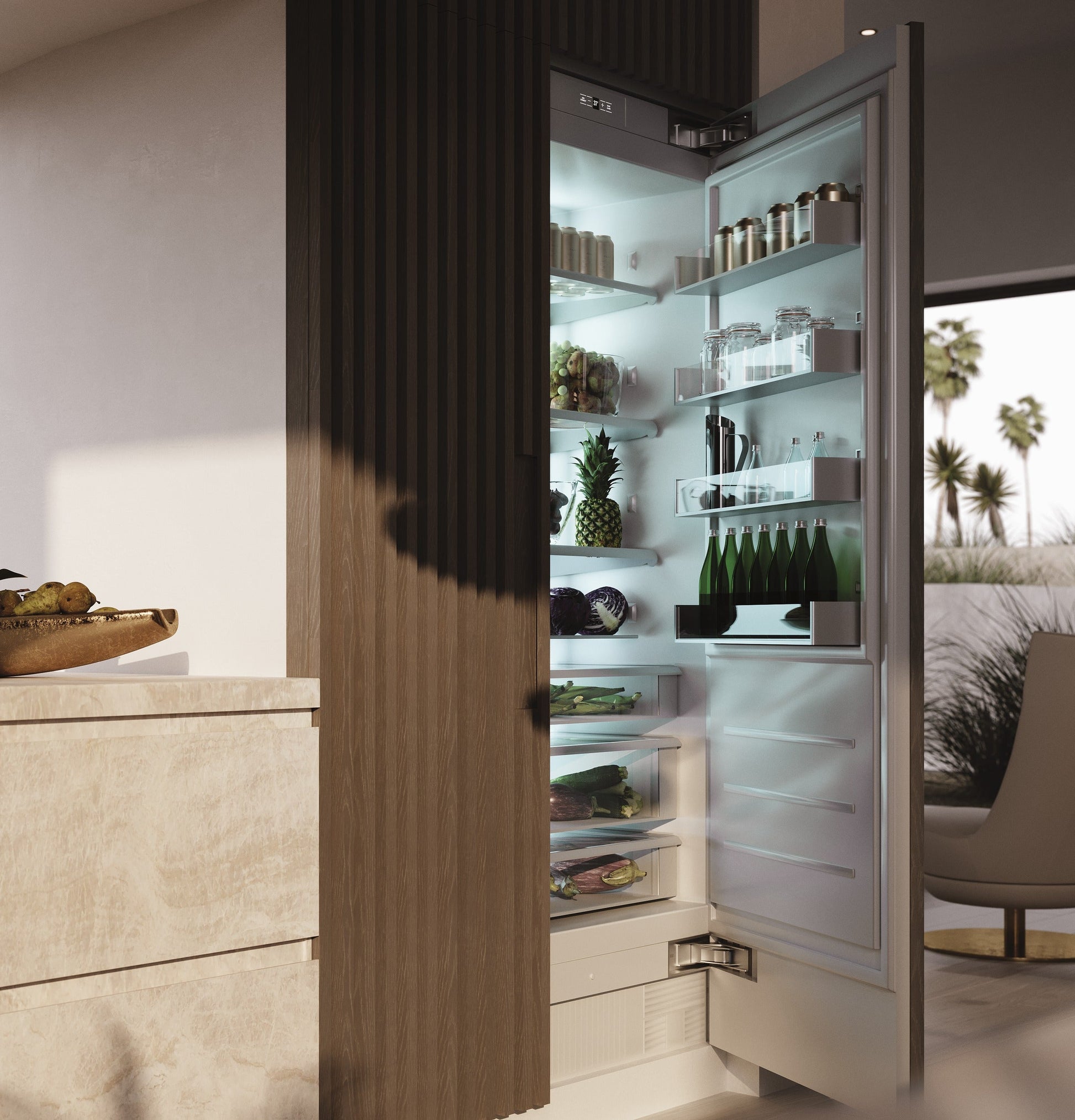 Monogram 24" Fully Integrated Column Refrigerator - ZIR241NPNII