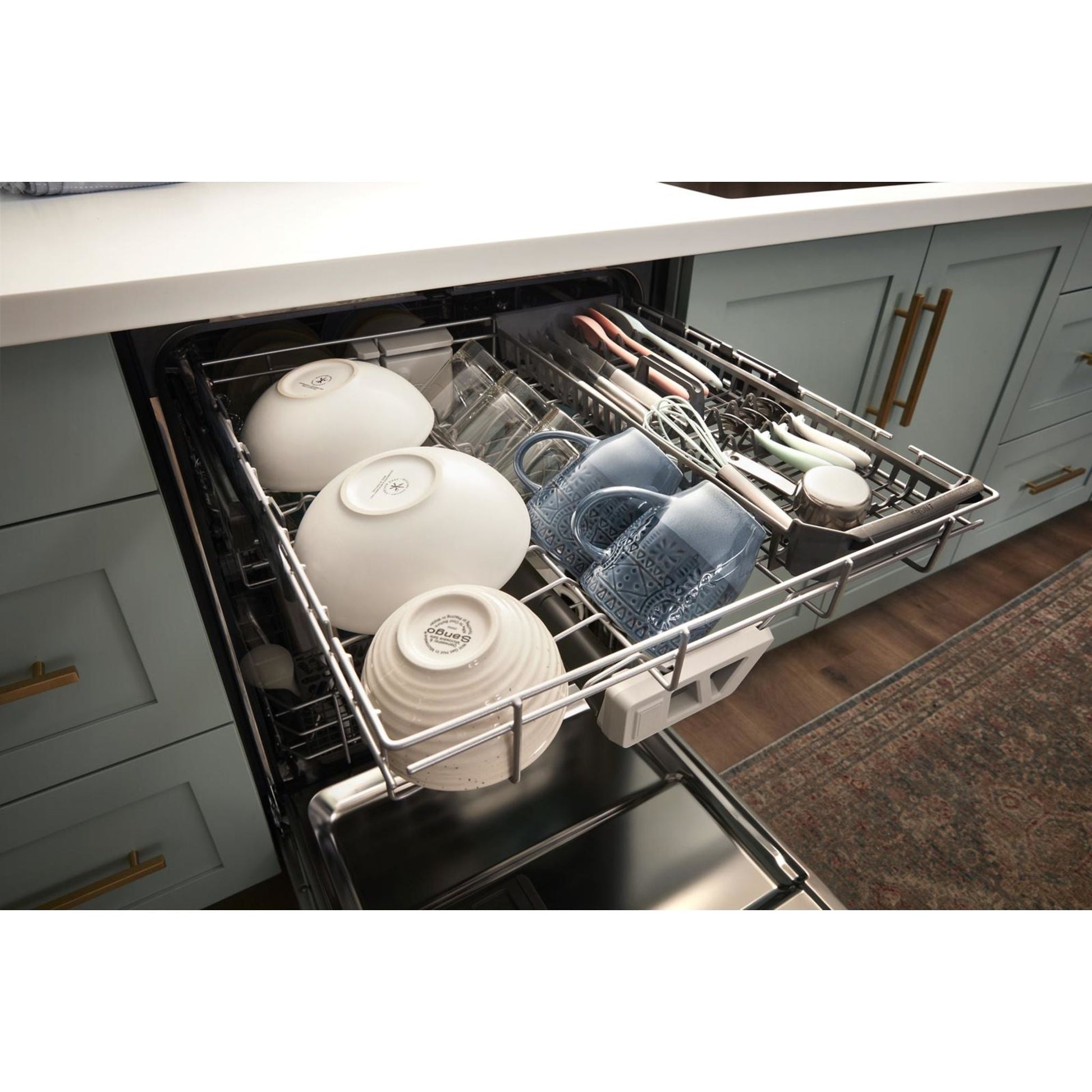 Whirlpool Dishwasher (WDT970SAKV) - BLACK STAINLESS