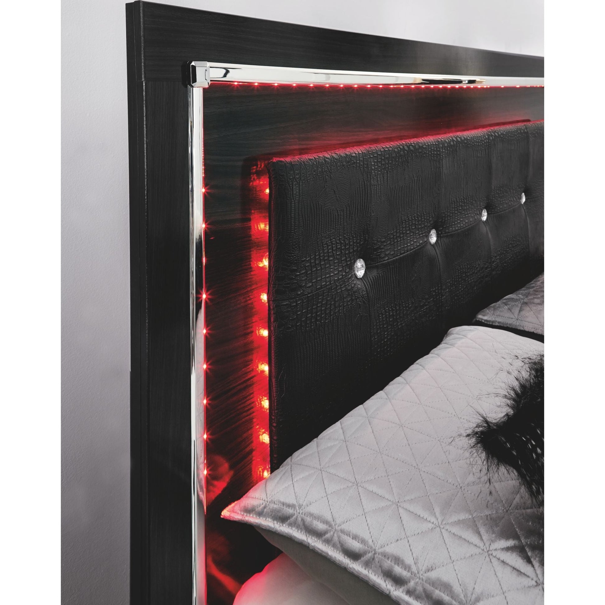 Kaydell 3 Piece King Bed - Black