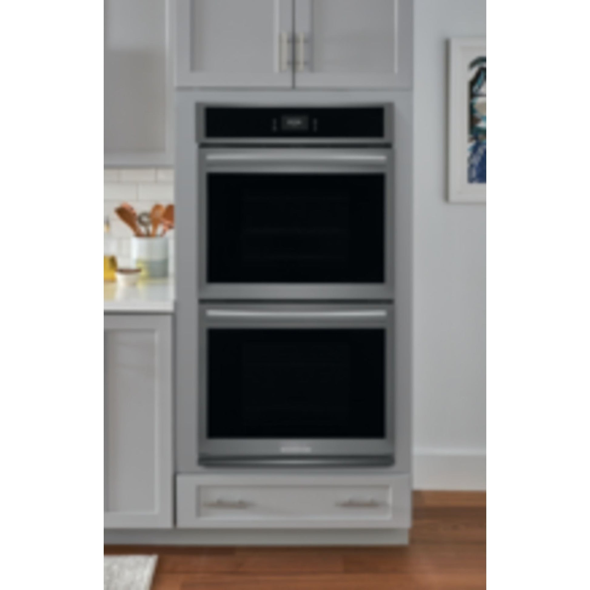 Frigidaire Gallery 27” Double Wall Oven (GCWD2767AD) - Black Stainless, SmudgeProof